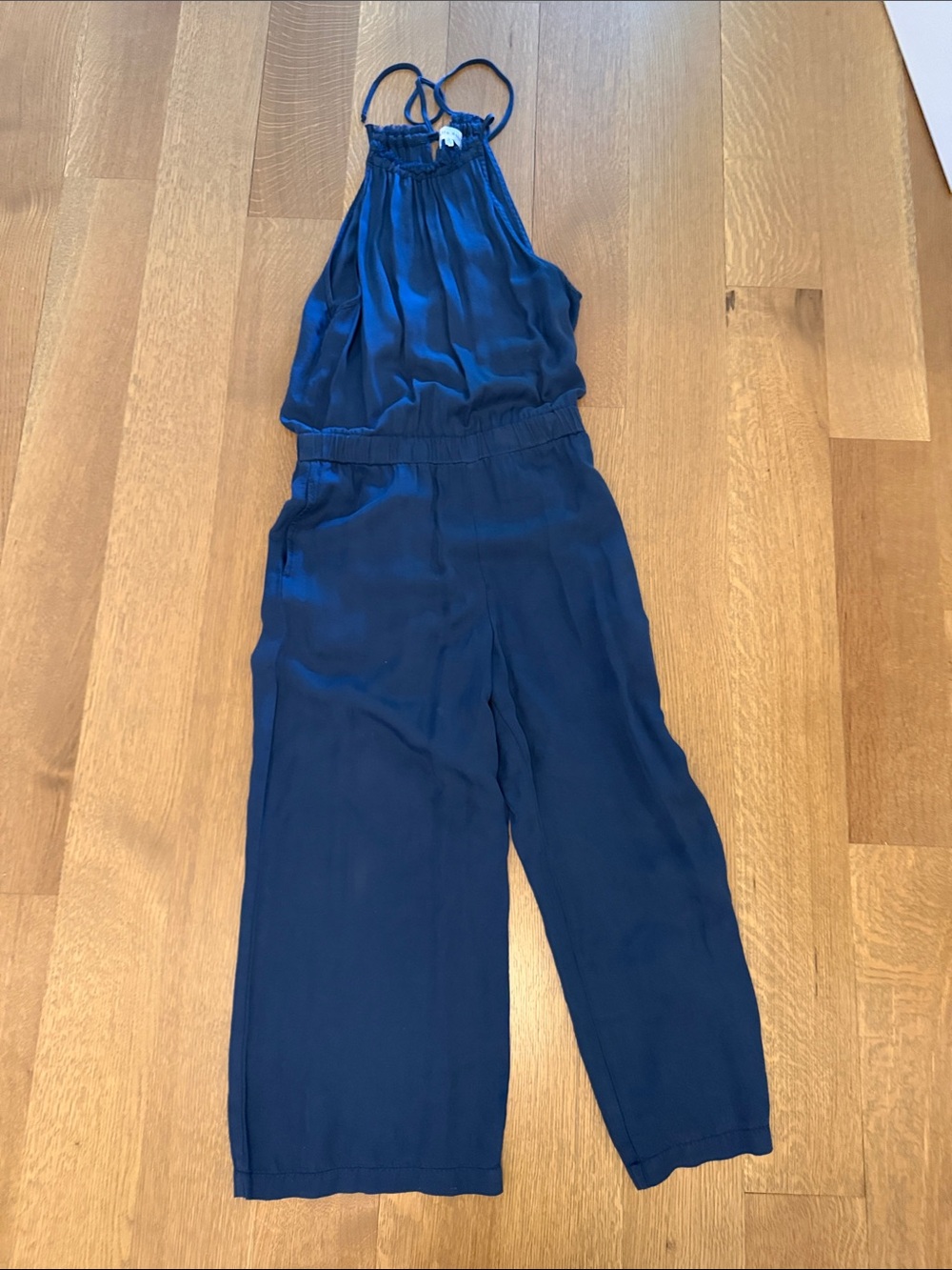 Bella Dahl Women’s Navy Blue Halter Jumpsuit